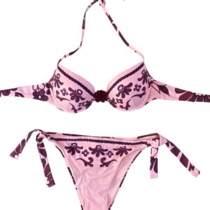 Raffaela D'Angelo bikini Push-Up stampato strass Rosa