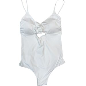 Fisico Costume intero Bianco con rosa