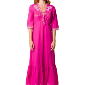 Laetitia Beachwear Abito lungo Fuxia