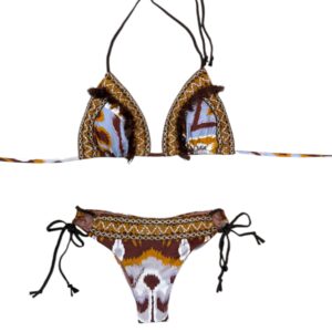 Miss Bikini Luxe Bikini triangolo a brasiliana con passamaneria