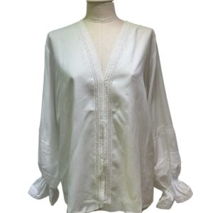 Raffaela D'Angelo Camicia manica lunga con passamanerie