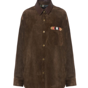 Bazar Deluxe Camicia Giacca in Suede