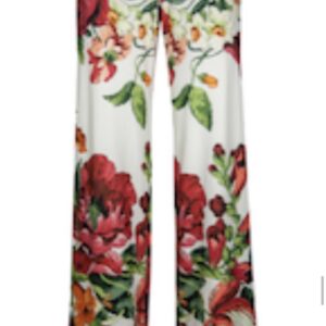 Raffaela D'Angelo Pantalone stampa floreale