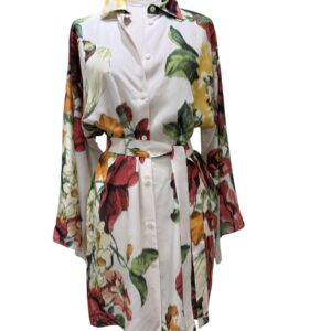 Camicia manica ampia stampa floreale