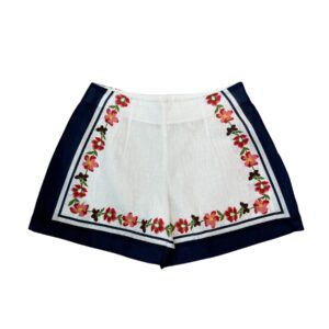 Raffaela D'Angelo Shorts stampa piazzata