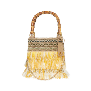 La Milanesa borsa Orchidea small giallo