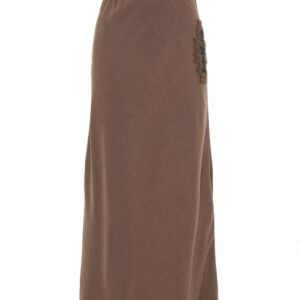 Bazar Deluxe gonna diritta con ricamo