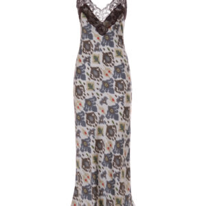 Bazar Deluxe abito lungo sottoveste con pizzo