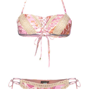 Miss Bikini Luxe Bikini Fascia ricami e passamaneria