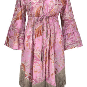 Miss Bikini Luxe Caftano aperto con frange