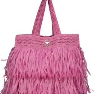 Miss Bikini Luxe Borsa in paglia con frange