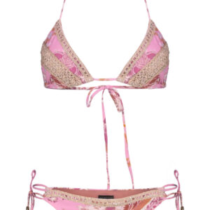Miss Bikini Luxe Bikini Triangolo ricami e passamaneria