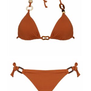 Raffaela D'Angelo Bikini triangolo mandorla con accessori