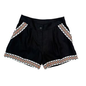 Raffaela D'Angelo shorts con passamaneria